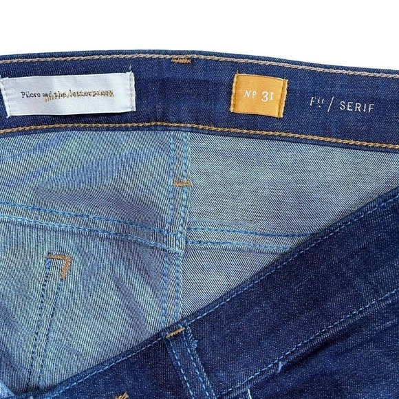 Anthropologie Pilcro And The Letterpress Hounds Tooth Skinny Jeans Size 31 - Picture 9 of 11